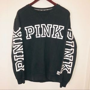 Army green “pink” sweatshirt